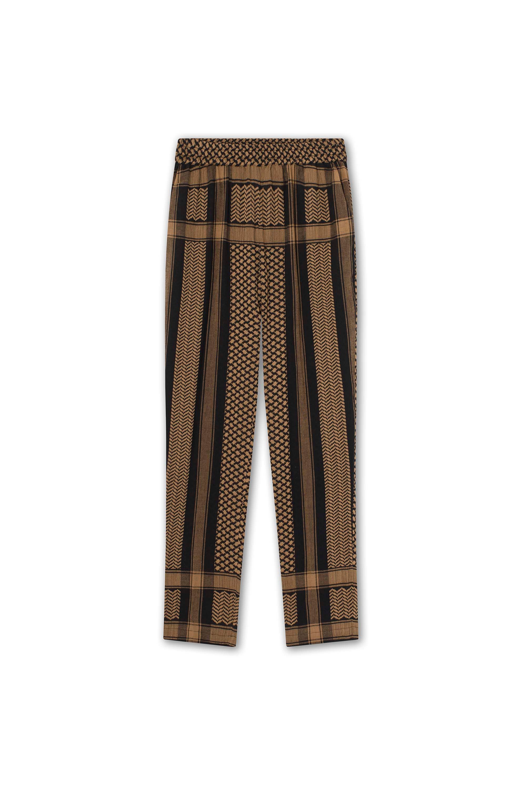 SUMMERY Copenhagen Bobi Trousers Trousers 402 Black/Tannin