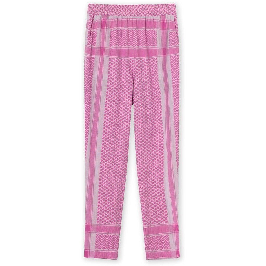 SUMMERY Copenhagen Bobi Trousers Trousers 417 Lavender Fog/Super Pink