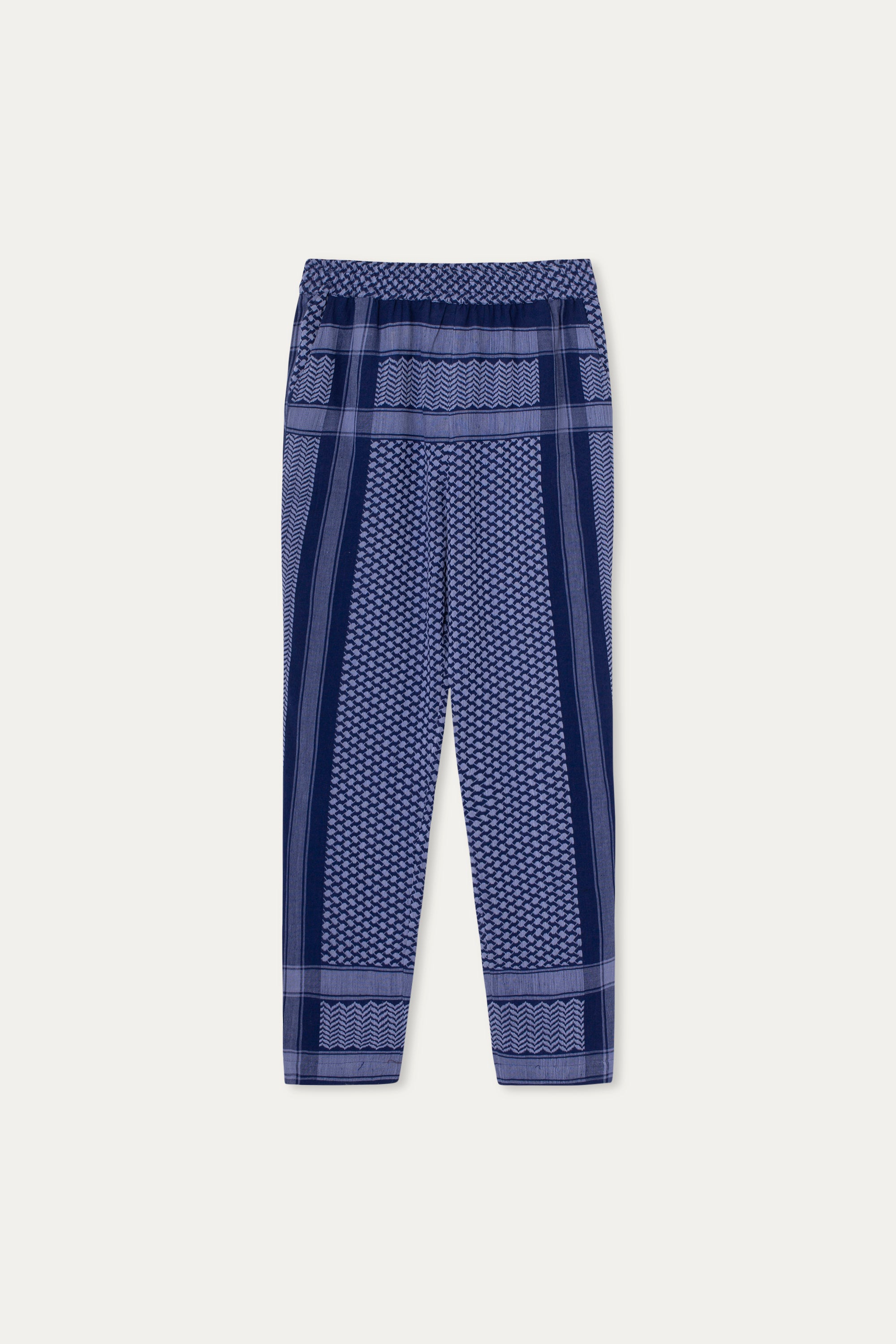 SUMMERY Copenhagen Bobi Trousers Trousers 420 Blueprint/Lavender Violet