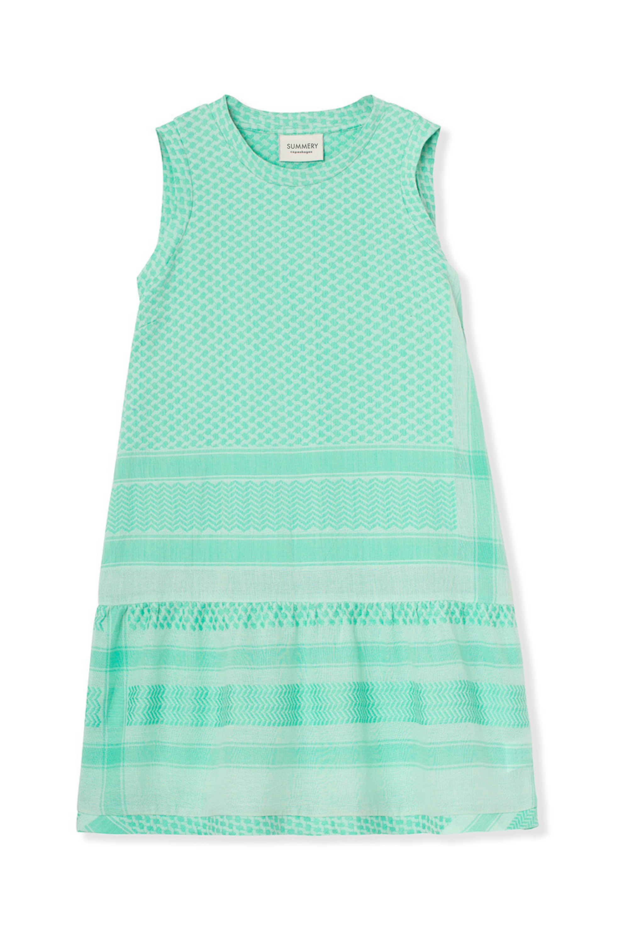 SUMMERY Copenhagen Dress 2 O No Sleeves Dress 381 Skylight/Ocean Wave