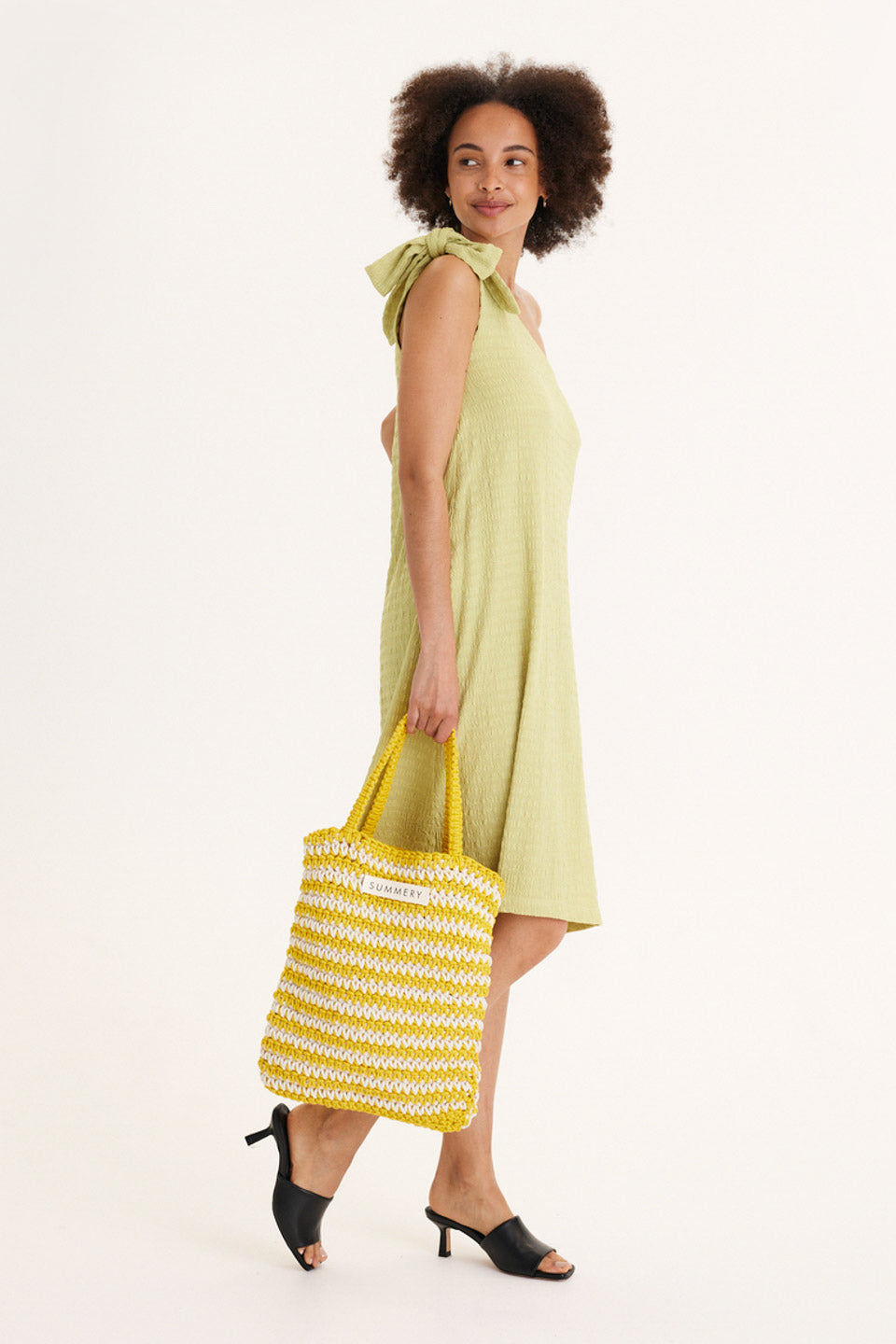 SUMMERY Copenhagen Jojo Tote Bag Accessories 579 Vibrant Yellow