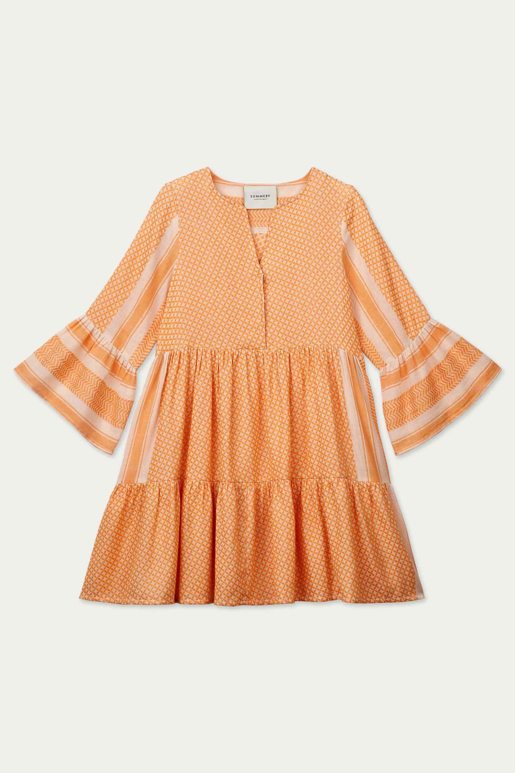 SUMMERY Copenhagen Julia Dress Dress 538 Blazing Orange