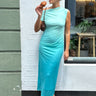 SUMMERY Copenhagen Lim Dress Dress 622 Scuba Blue