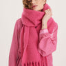 SUMMERY Copenhagen Sana Scarf Accessories 562 Fuchsia Rose