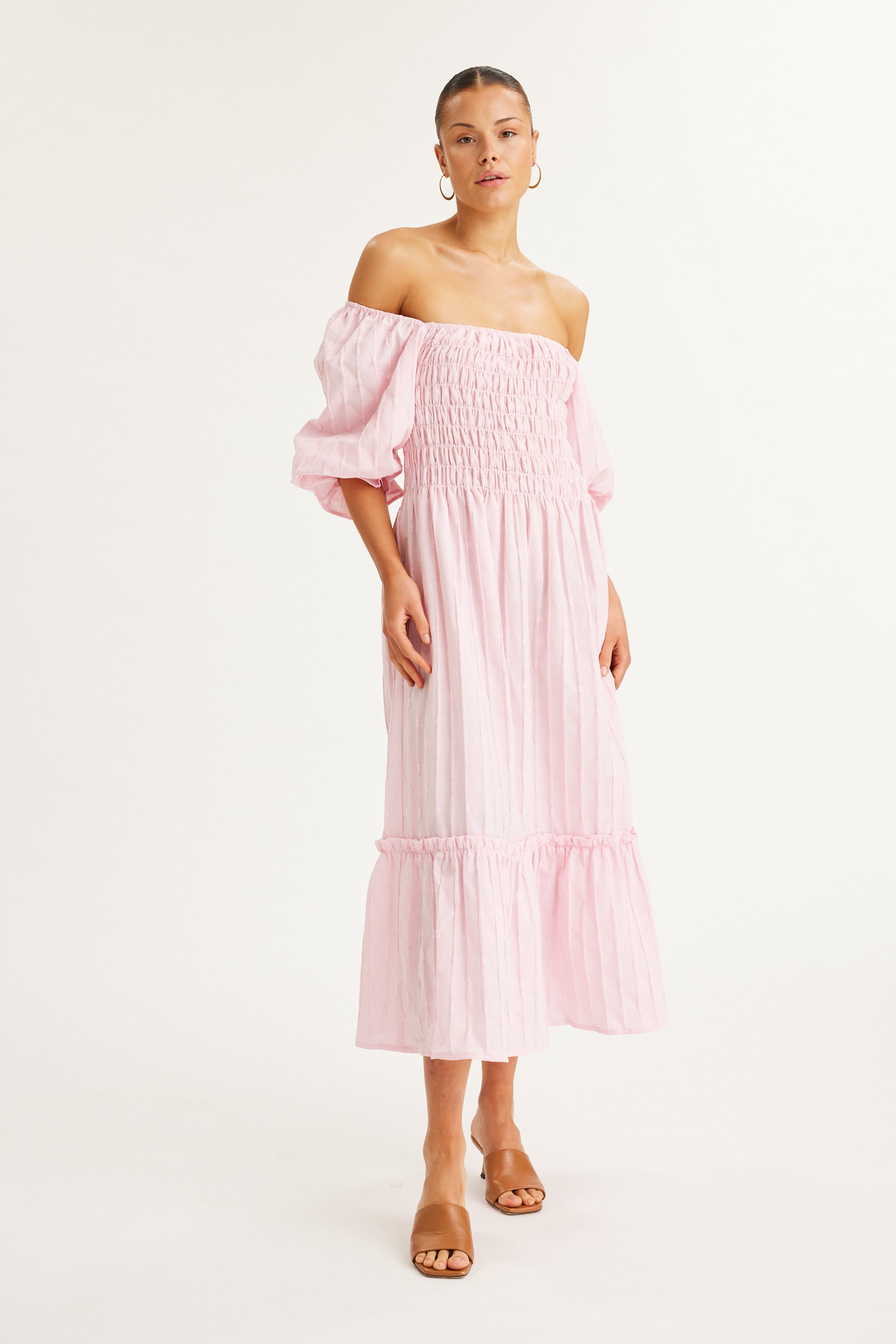 SUMMERY Copenhagen Silvia Maxi Dress Dress 601 Pink Mist