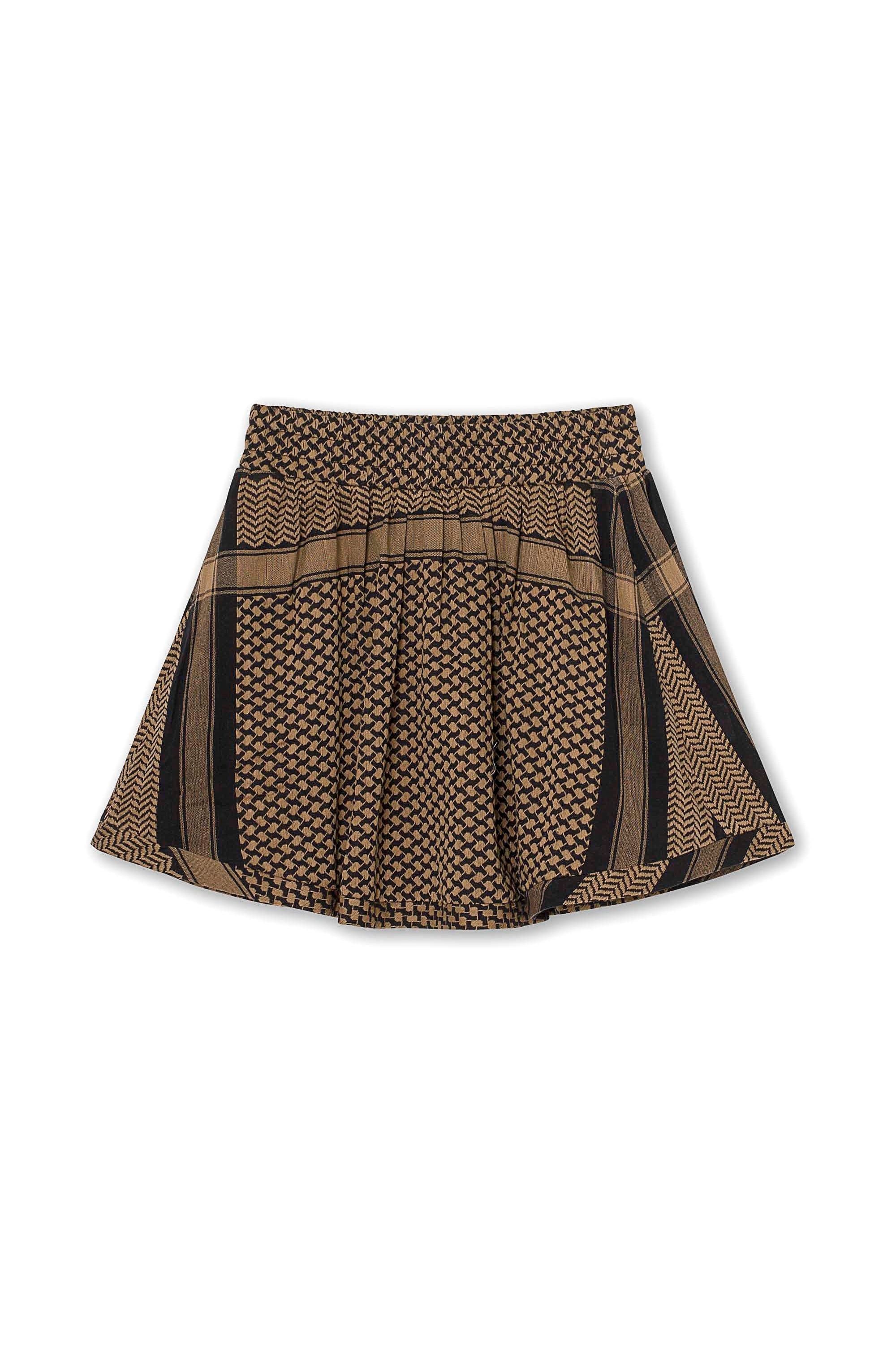 SUMMERY Copenhagen Skirt Skirt 402 Black/Tannin