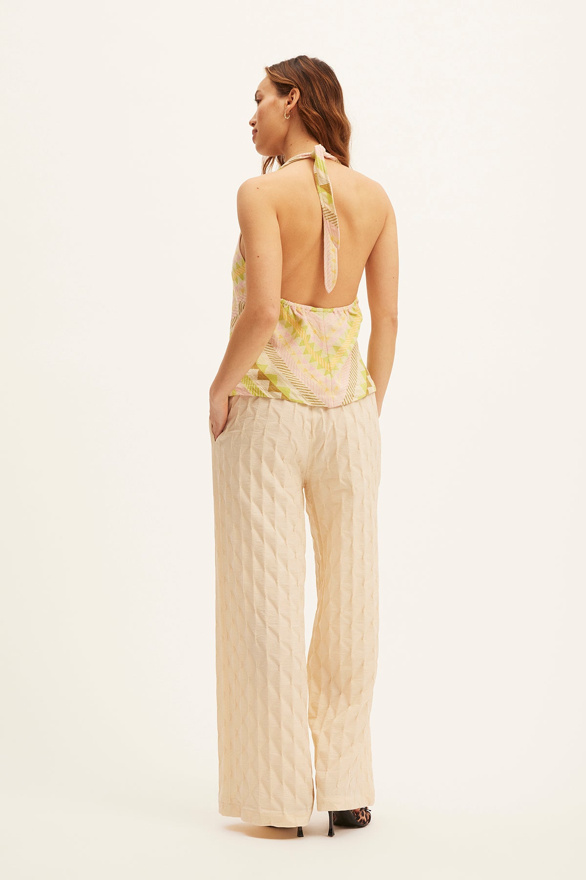 SUMMERY Copenhagen Tara Pants Trousers 594 Beige